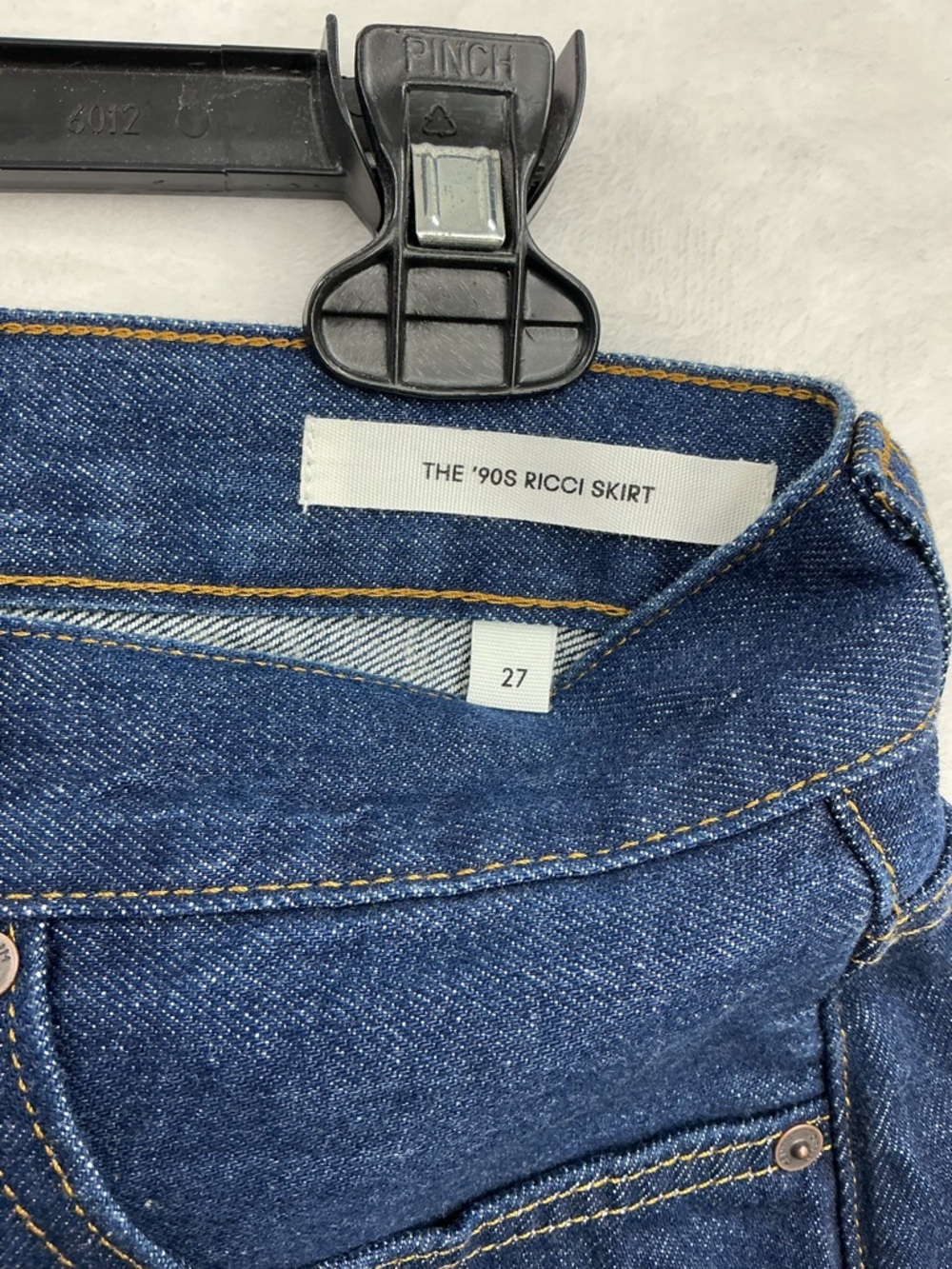 Pinch Dark Blue Denim the 90s Ricci skirt 761 - Picture 3 of 7